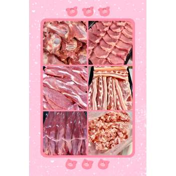 不要再为猪肉发愁了😋Ginni Market 每个星期现切新鲜无骚猪肉限量供应🐷看得见的美味，吃得出的健康，除了猪香味，没有别的味😎