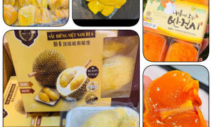 ❤️冰鲜水果王：1⃣️来自韩国的半干新鲜柿子，软糯爆浆流心柿饼2⃣️皮薄肉厚的榴莲400克/盒3⃣️营养价值极高的菠萝蜜700克/袋