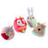 SET OF 4 SHAPES FOREST ANIMALS