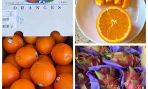 【星期三4月24号】取货：Sunkist美国脐橙和澳洲本地红心火龙果