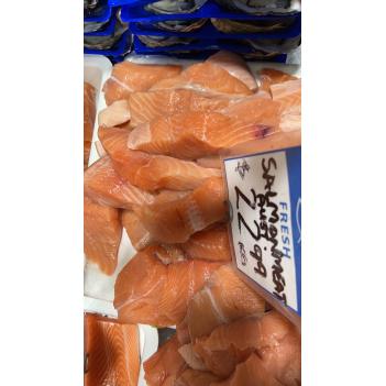 《塔斯马尼亚急冻三文鱼块》周日 5/5到货，质量超好的冷冻三文鱼块