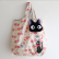 日本公仔折叠购物袋 樱花🌸黑猫